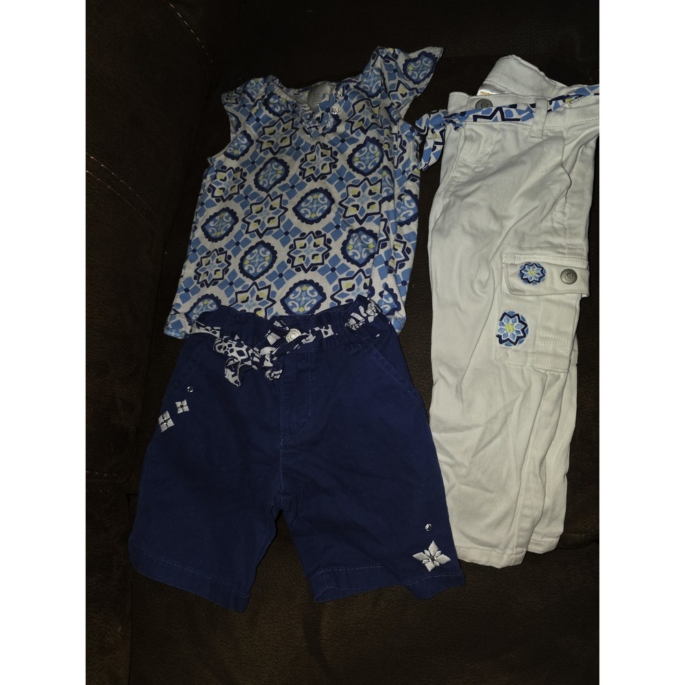 Gymboree greek isle style size 4 lot top shorts pants